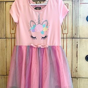 Super cute girls unicorn dress
